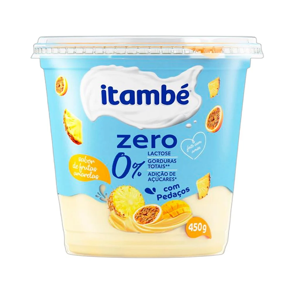 Iogurte Itambe Frutas Amarelas Zero 450g