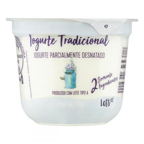 Iogurte Letti Tradicional Pote 130g