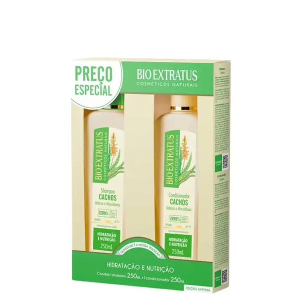 Kit Shampoo+cond.Bio Extratus Cachos 500ml