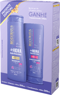 Kit Shampoo+cond.Bio Extratus Hidra 550ml