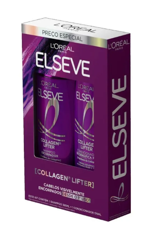 Kit Shampoo+cond.Elseve Colag.Lifter 545 Ml