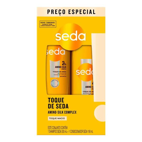 Kit Shampoo+cond.Seda Toque De Seda 490ml