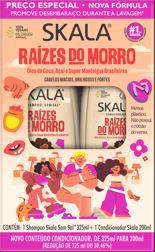 Kit Shampoo+cond.Skala Raizes Do Morro 525 Ml