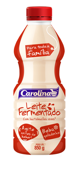 Leite Fermentado Carolina Baunilha 850g
