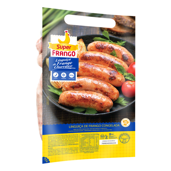 Linguica De Frango Super Frango 800g