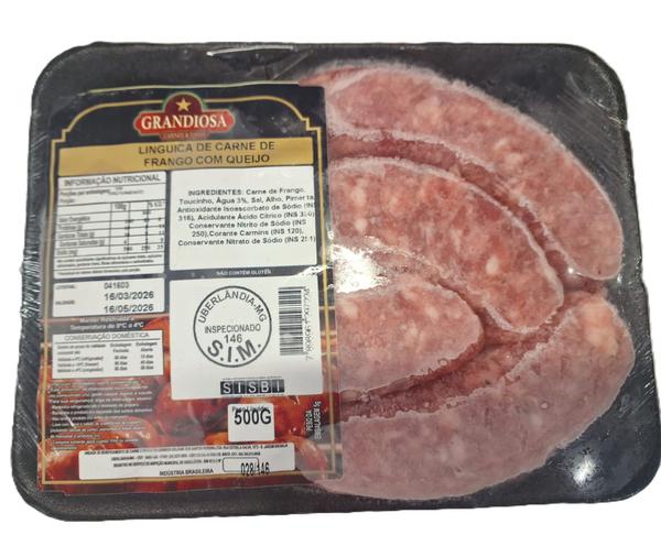 Linguica Frango C/Queijo Grandiosa 500g