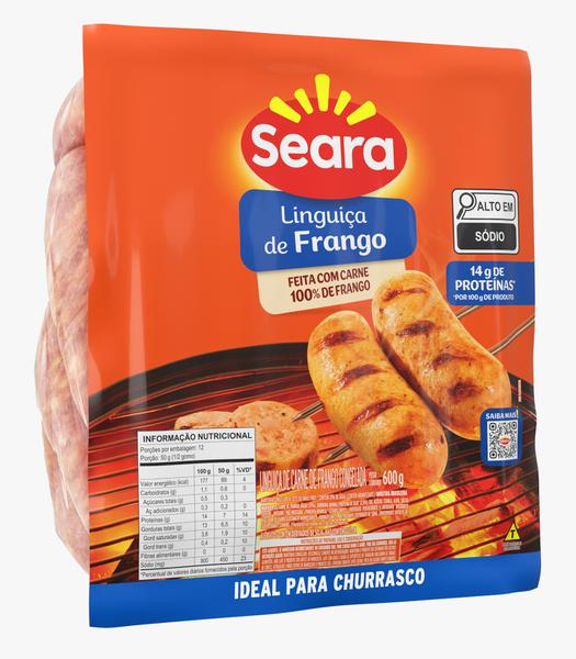 Linguica Frango Seara 600g