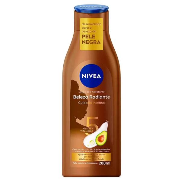 Locao Hidrat. Nivea Body Intenso 200ml