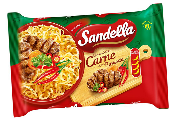 Macarrao Inst. Sandella Carne C/Pimenta 85g