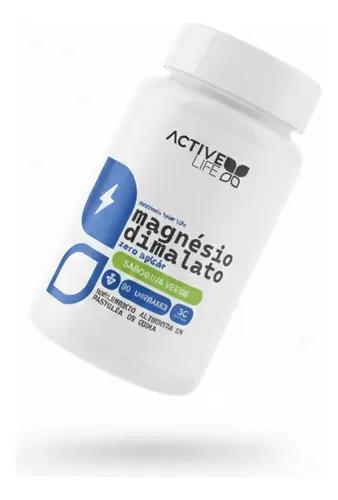 Magnesio Dimalato Active Life 60 Caps Suplemento