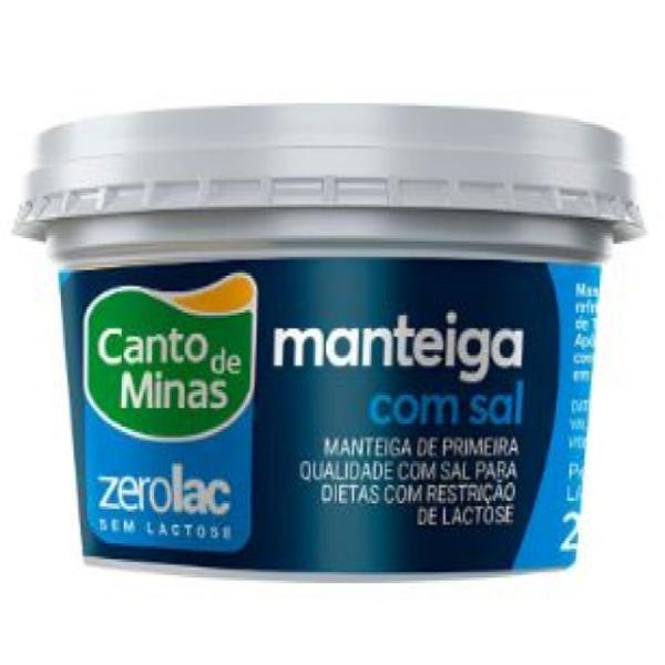 Manteiga De Leite C. Minas Zerolac 200 Gr