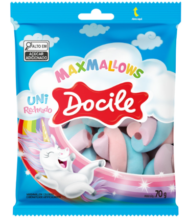 Maxmallows Docile Rech.Baun/Mor.Unicor 70g