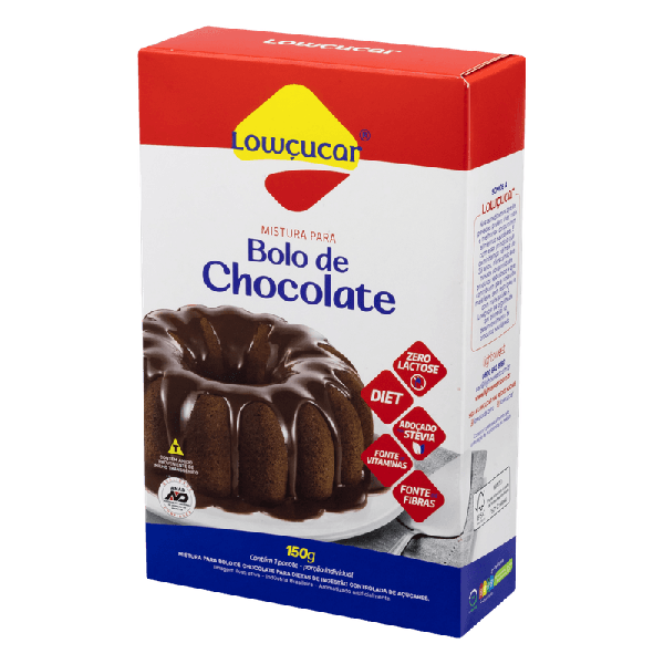 Mistura P/ Bolo Lowcucar Diet Chocolate 150g
