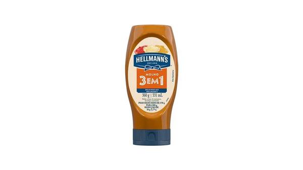 Molho 3x1 Hellmanns Squeze 360g