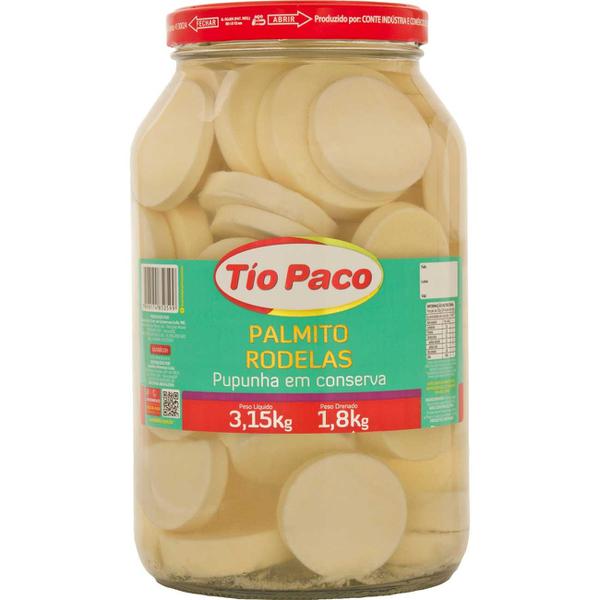 Palmito Tio Paco Pupunha Em Rodelas 1 8 Kg