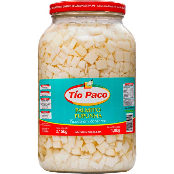Palmito Tio Paco Pupunha Picado 1,8 Kg