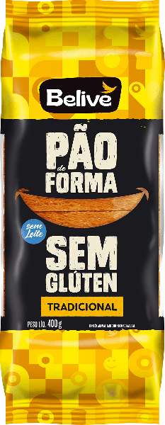 Pao De Forma Belive Trad.S/Gluten 400g