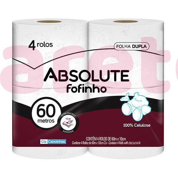Papel Higienico Fofinho Abs.F/D Neut.4x60m