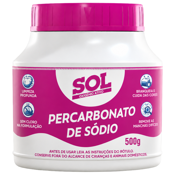 Percarbonato De Sodio Sol 500 g Pote