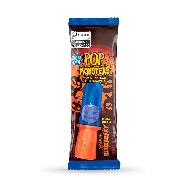 Pirulito Pop Monster Blue Berry Und