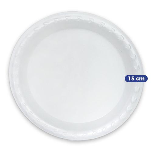 Prato Descartavel Facilita Eps Raso 15cm  C/25un