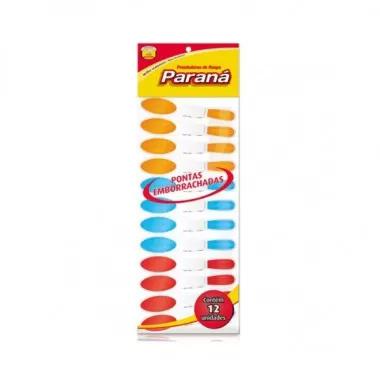 Prendedor De Roupa Parana Plas. Emborrachado 12 Un