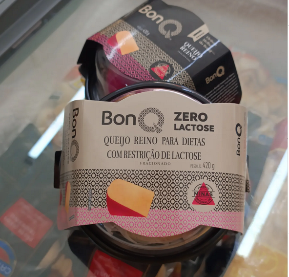 Queijo Reino Bonq Zero Lactose 420g