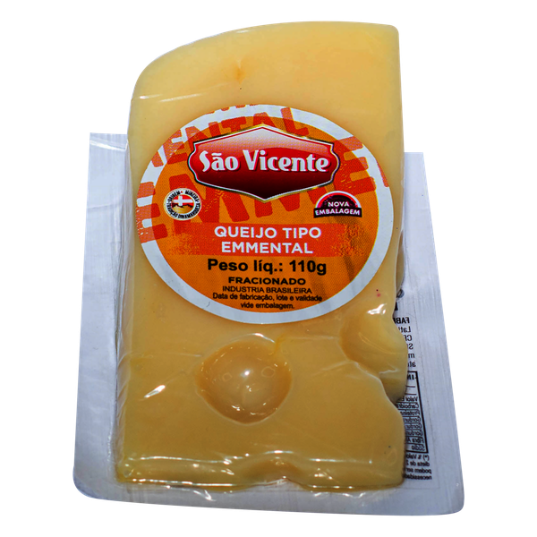 Queijo Sao Vicente Emmental Skin Pack 110g