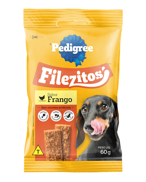 Racao Pedigree Filezitos Frango 60g
