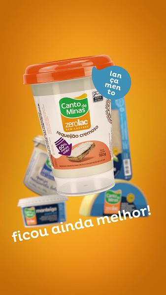 Requeijao Canto De Minas Zerolac 180g
