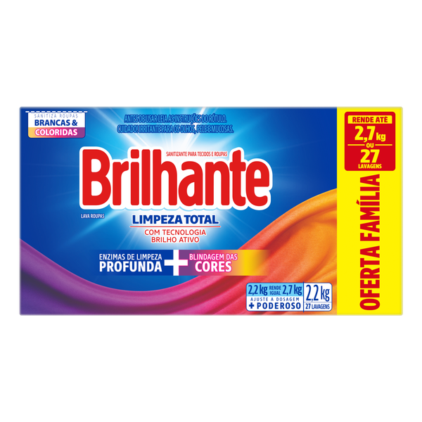 Sabao Em Po Brilhante 2 200 Kg Cx