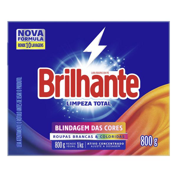 Sabao Em Po Brilhante Limp. Total 800g Caixa