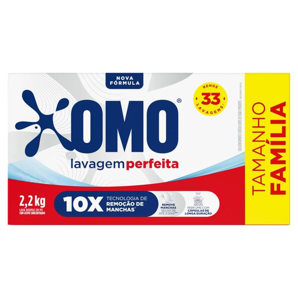 Sabao Em Po Omo Lav Perfeita 2 200kg