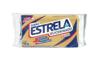 Sabao Estrela Glicerinado 180g