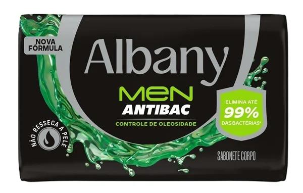 Sabonete Albany 85g Homem Mentol