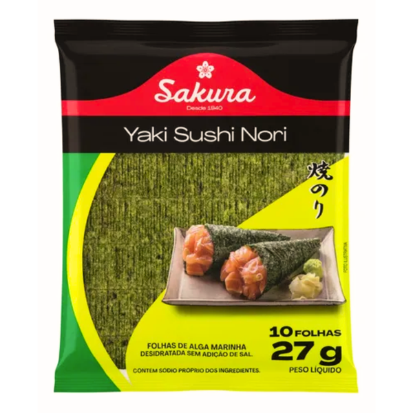 Sak Yaki Alga Nori 10folhas 27g