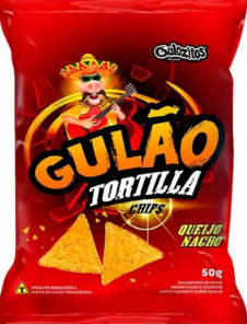 Salgadinho Gulao Tortilla Queijo Nacho 50g