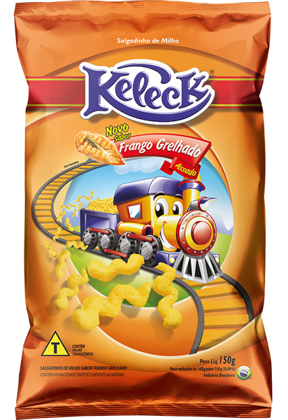 Salgadinho Keleck Milho/Fgo Grelhado 150g