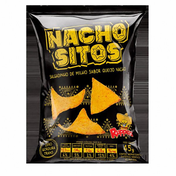 Salgadinho Ruppers De Milho Nachositos 45g