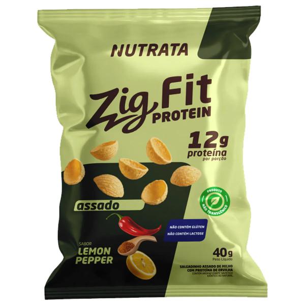 Salgado Proteico Zig Fit Protein Lem.Pepper 40g
