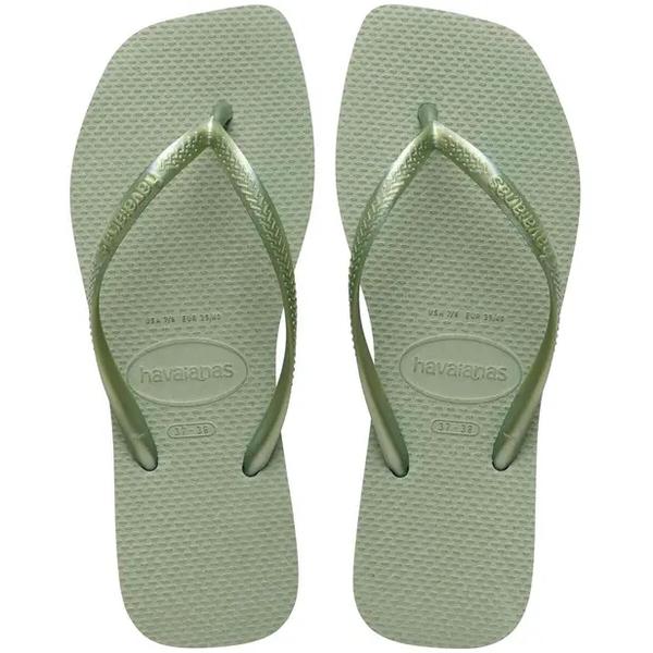 Sandalia Havaiana Slim Square Smoke Green 39x40