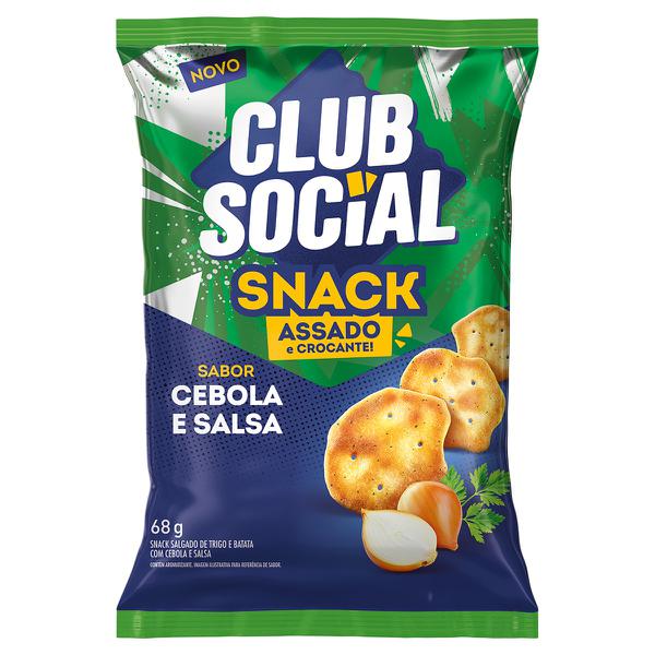 Snack Club Social Cebola/Salsa 68g