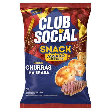 Snack Club Social Churras Na Brasa 68g