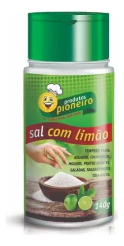 Tempero Sal Refinado Com Limao 140 G