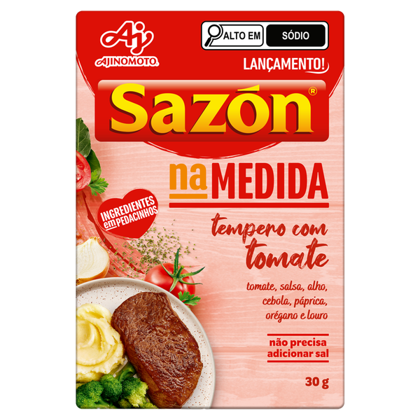 Tempero Sazon Na Medida Tomate 30g