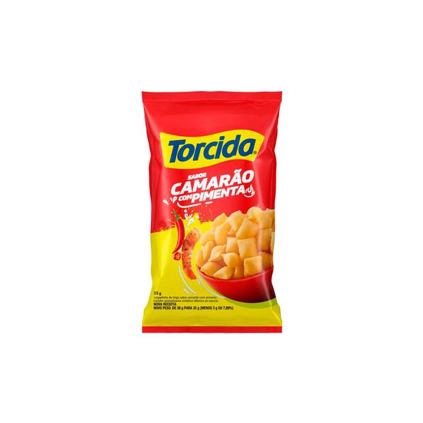 Torcida Jr Elma Chips Camarao C/Pimenta 35g