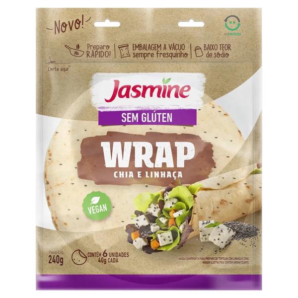 Wrap Jasmine Chia e Linhaca 240g