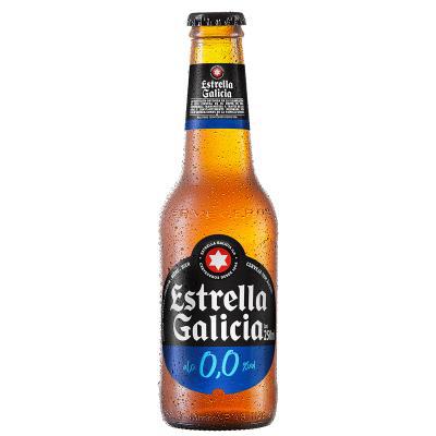 Zzzcerveja Estrella Galicia Zero Alcool Long Neck 330 Ml