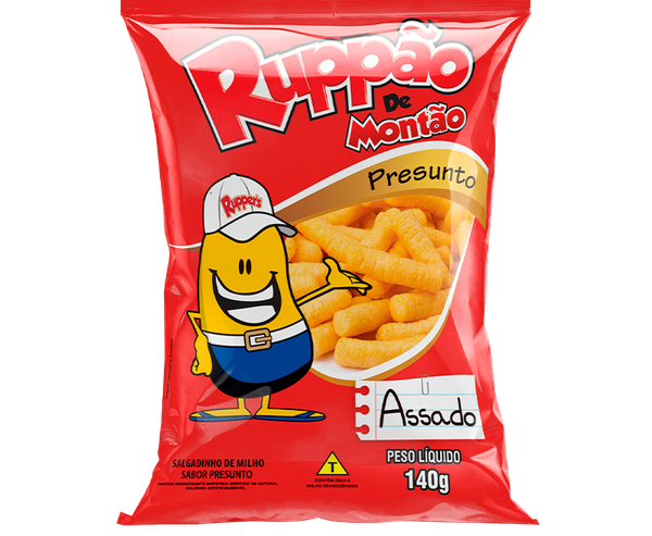 Zzzsalgadinho Ruppao Presunto 140g