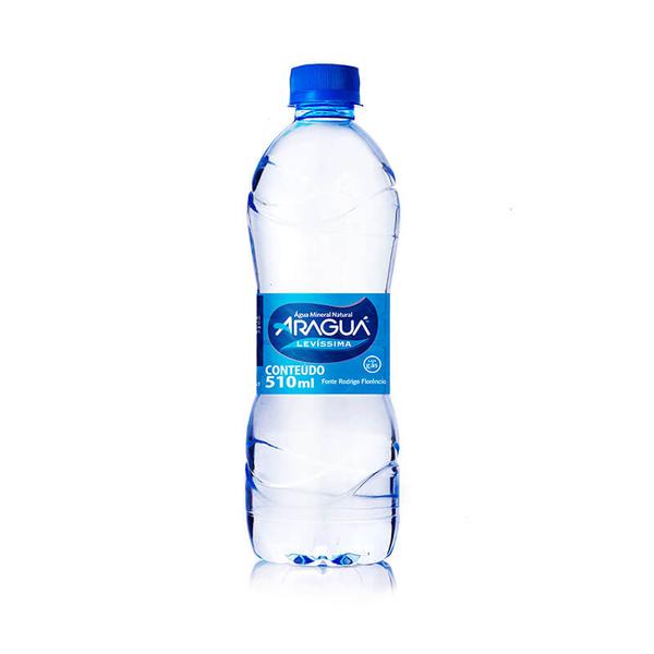 ÁGUA MINERAL ARAGUÁ 510ML S/G PET LEVÍSSIMA